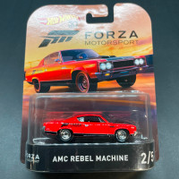 HOT WHEELS FORZA MOTORSPORT AMC REBEL MACHINE DRIFT FAST FURIOUS