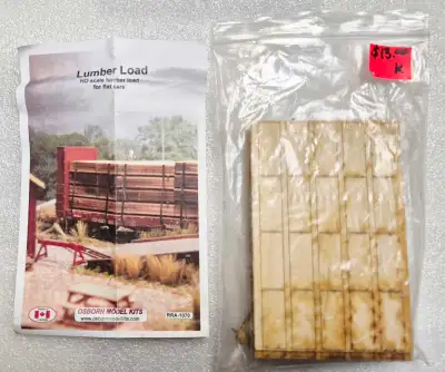 OSBORN MODEL KITS HO FLATCAR LUMBER LOADS KIT ITEM IS IN NEW CONDITION. ASKING $10, OBO LOCAL PICK-U...