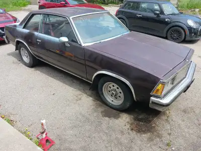 No trades 1981 Malibu 2 door, solid frame, floors have been done (previous owner installed the new p...