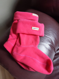 New pink hunter boot short socks