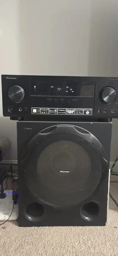 Pioneer Home Theatre Stereo System  Including 2 Woofers, View more