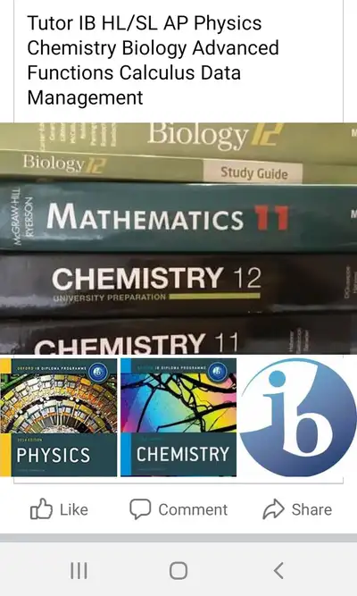 Tutoring @ your home - online One on One Gr 10 - University help, View more