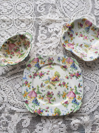 Royal Albert Chintz  3 Piece Fine China Set