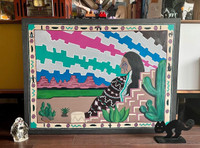 “Hopi Elder”, Large Acrylic on Canvas