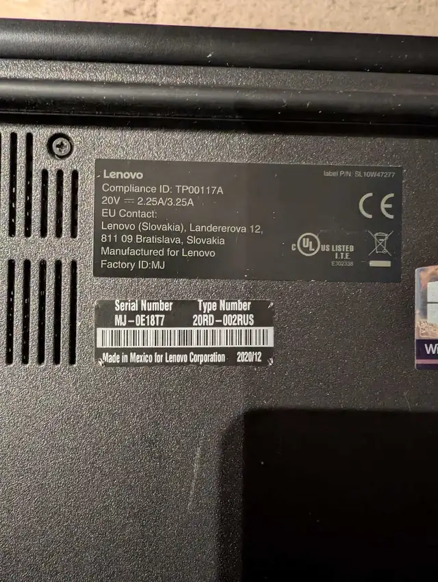 Lenovo ThinkPad E15 screen and other parts bundle65561368080130123