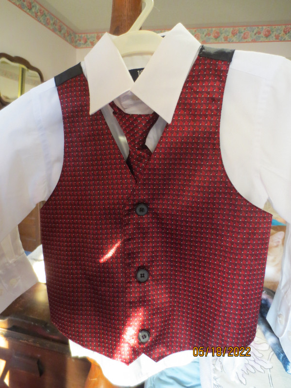 NEW Boys Size 3X Shirt, Vest & Tie Formal Wear in Clothing - 3T in Oshawa / Durham Region - Image 2
