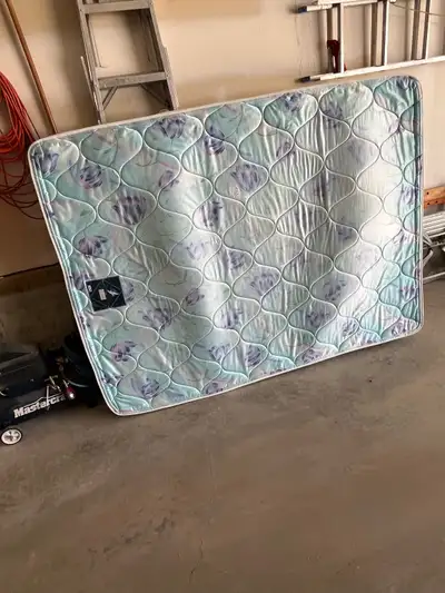 Queen bed mattress and box spring , View more