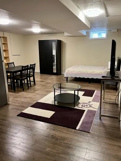 Basement Studio Apartment for Rent Immediately