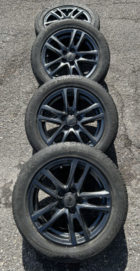 4 Volkswagen wheels mags jantes with 205/55/16 tires