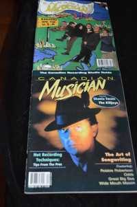 PRICE REDUCED*** Canadian Musician Mags!  Great Issues!!