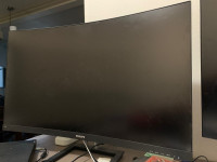 PHILIPS E LINE 32" 75HZ super-curved frameless computer monitor