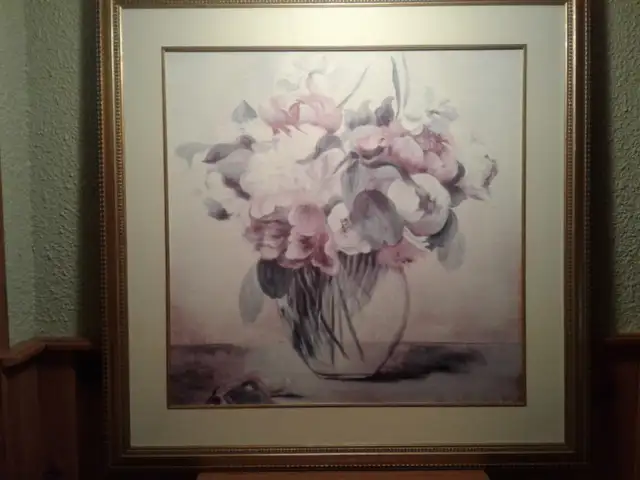Wall art: Fleurs - flowers: Peonies in a Glass Vase in Home Décor & Accents in Gatineau - Image 2
