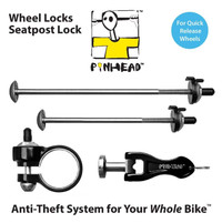Pinhead 3-piece Anti-theft System for bike QRs