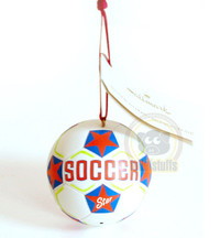 Hallmark Soccer Star Ball Sport Xmas Ornament