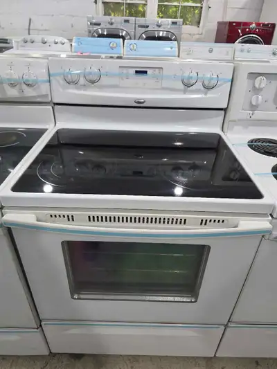 Whirlpool 30" White Electric Ceramic Top Stove Oven Range , View more