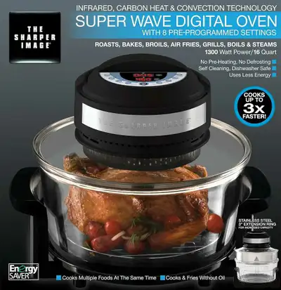 The Sharper Image Super Wave Digital Oven, View more