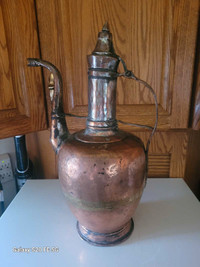 Vintage Copper Aftaba pot