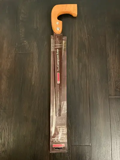 I'm selling a new Mastercraft 14" 7-point compass saw, perfect for making curved cuts in wood, drywa...