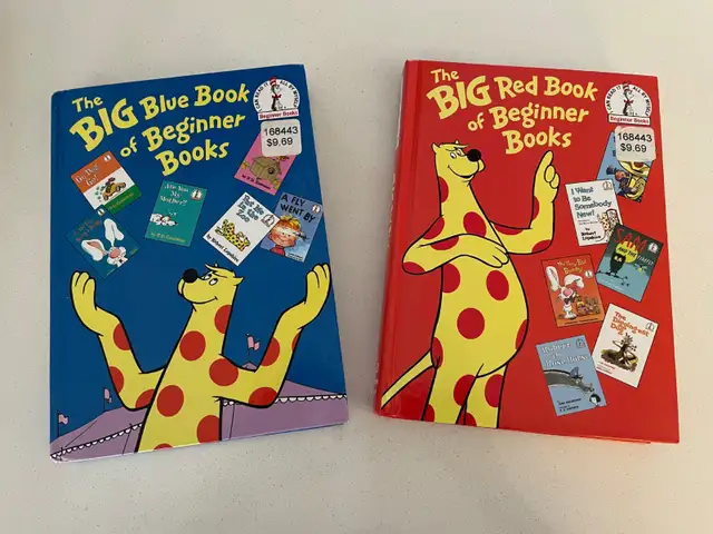 Dr Seuss Big Beginner Books X2- Red and Blue in Children & Young Adult in London - Image 2