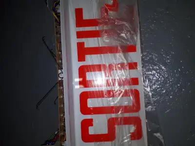 Enseigne lumineuse  «SORTIE » 120 Volts  a  DEl, View more