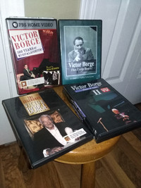 Lot of 5 Used DVD Of Victor Borge With 100 Yrs of Music & Laught