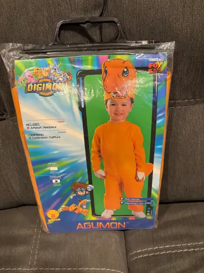 Vintage Digimon Kids Agumon Halloween costume, View more