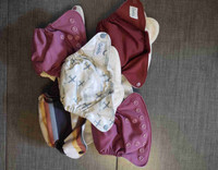 5 Grovia newborn cloth diapers