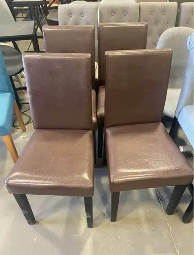 Dining Chairs Parsons Set of 4. Only $140+tax. FCFS. , View more