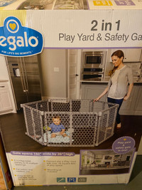 Regalo Super Wide Baby Safety Gate and Playard