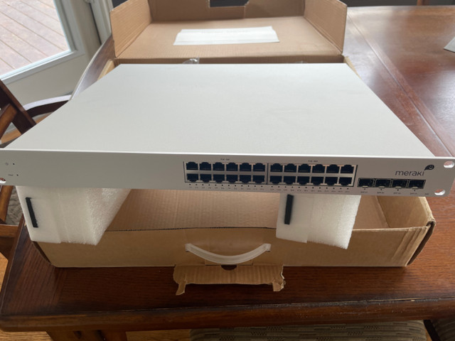 Meraki MS22P PoE 24 Port Ethernet Switch - New in box in Networking in Strathcona County
