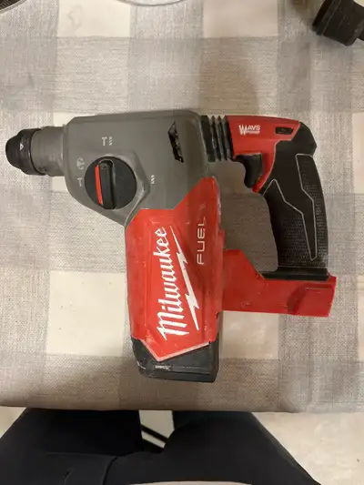 Milwaukee M18 FUEL 1” SDS-Plus Rotary Hammer – Tool Only, View more