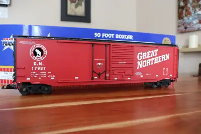 G Gauge Box Car Great Northern P/N R19305C, View more