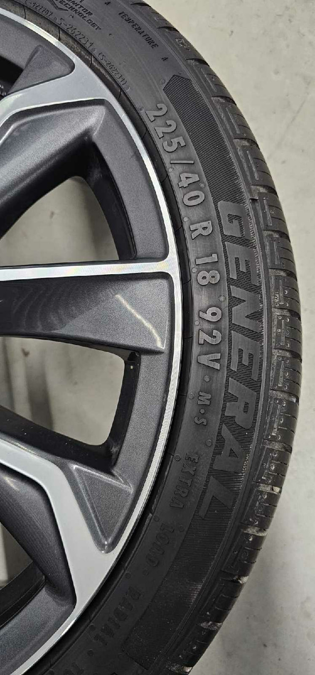 Toyota corolla OEM rims and All Season Tires 225/40R18 in Tires & Rims in Markham / York Region - Image 3