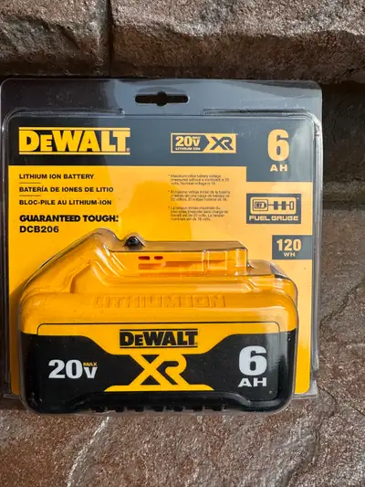 Dewalt 20V Max Lithium-lon 6.0Ah Compact Battery -