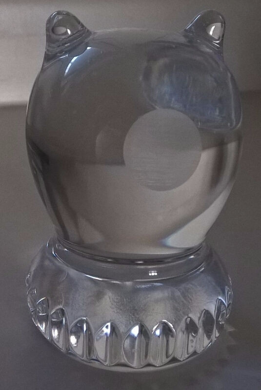 Vintage Spode Crystal Owl Paperweight in Arts & Collectibles in Oshawa / Durham Region - Image 2