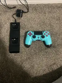 PS4 remote and charger 