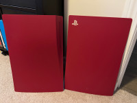 PlayStation 5 (Disc Drive) Cosmic Red Console Covers