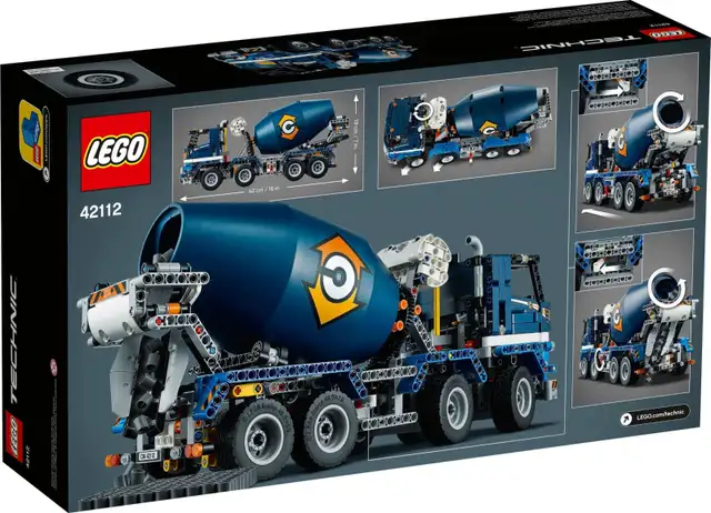 LEGO Technic 42112 Concrete Mixer Truck (2020) 1163 Pcs in Toys & Games in Edmonton - Image 3