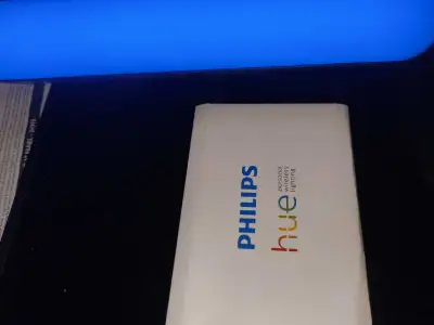 1 Phillips yellow hue, 1 blue usb led, View more