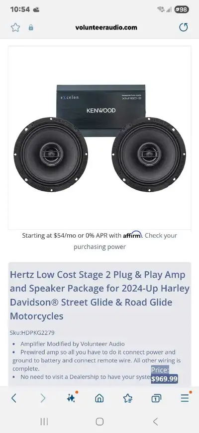 2024 and up street glide aftermarket stereo from volunteer audio. Way better then stock audio from r...