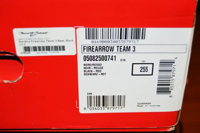 Nordica Firearrow Team 3 Youth Ski Boots - Mondo 25.5 BSL 305 mm in Ski in Markham / York Region - Image 11