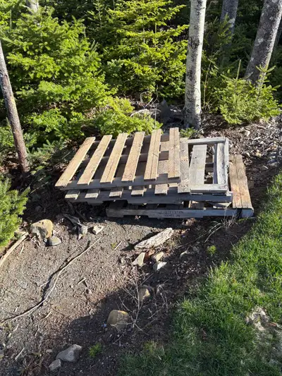 3 free pallets for the taking., View more