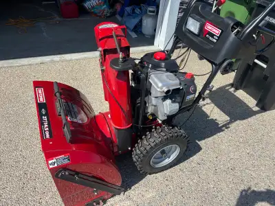 27” craftsman snowblower with snow cover, View more