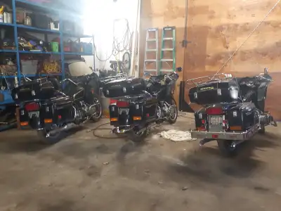 3 Honda Gold Wing GL 1100 Interstates for sale for mostly parts. Been sitting for many years. 2 migh...