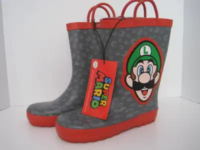Boys' Super Mario's Rain Boots Size 13, View more