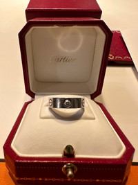 Cartier Love ring 3 diamonds