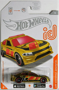 Hot Wheels id 1/64 '15 Dodge Charger SRT Diecast Car
