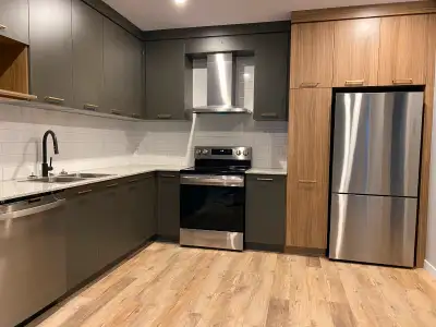 5 1/2 avec 2 chambres fermé et un espace burreau