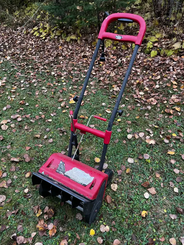 Electric snow thrower