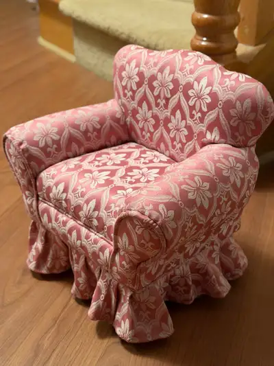Miniature upholstered armchair, View more